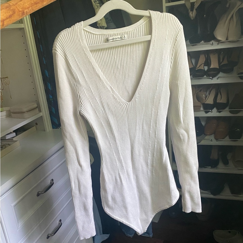 Abercrombie Long Sleeve Sweater Bodysuit